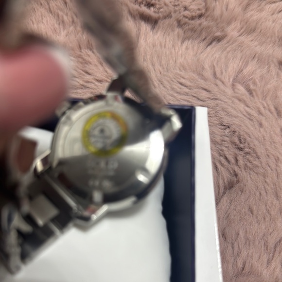 Movado Women's Silver and Gold Watch - Picture 3 of 4